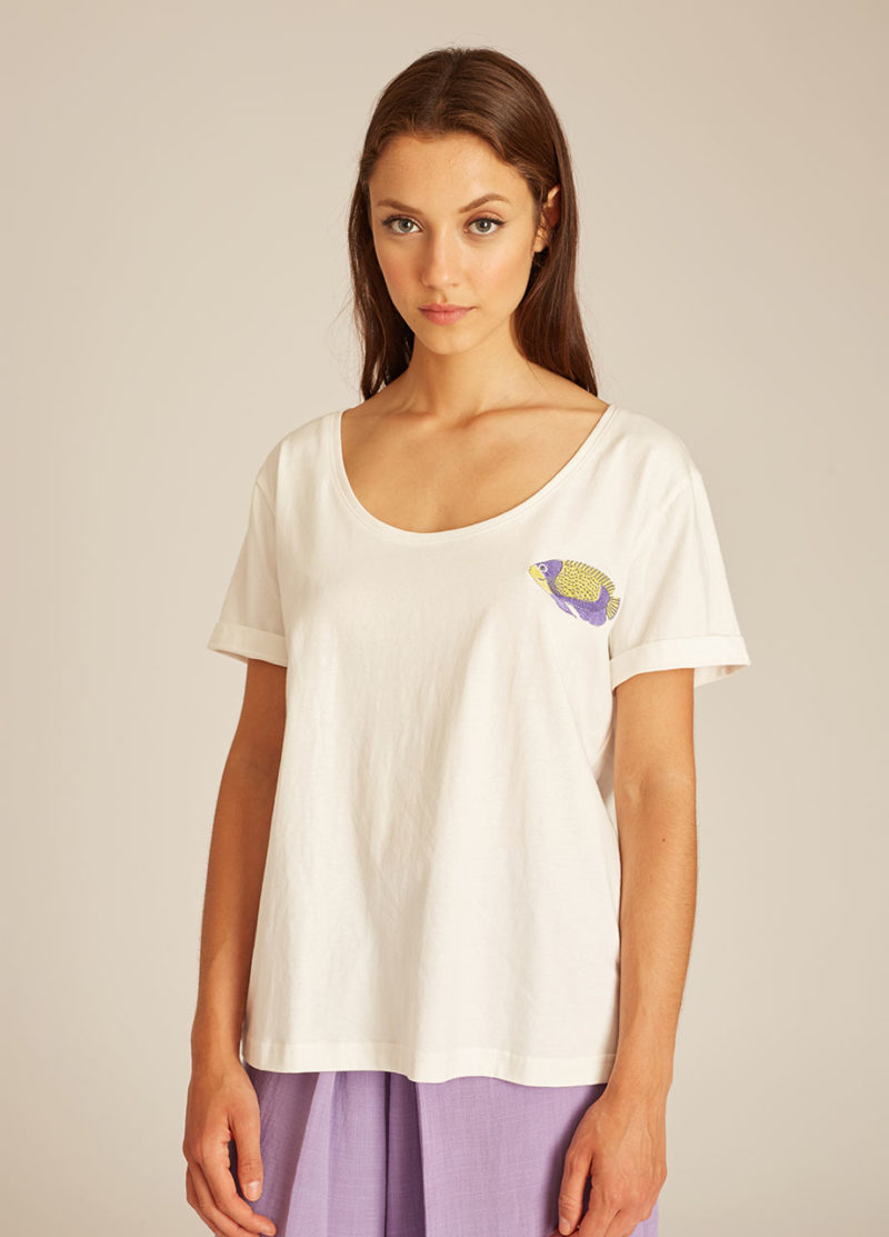 Emb. Fish Tshirt - Imagen 3
