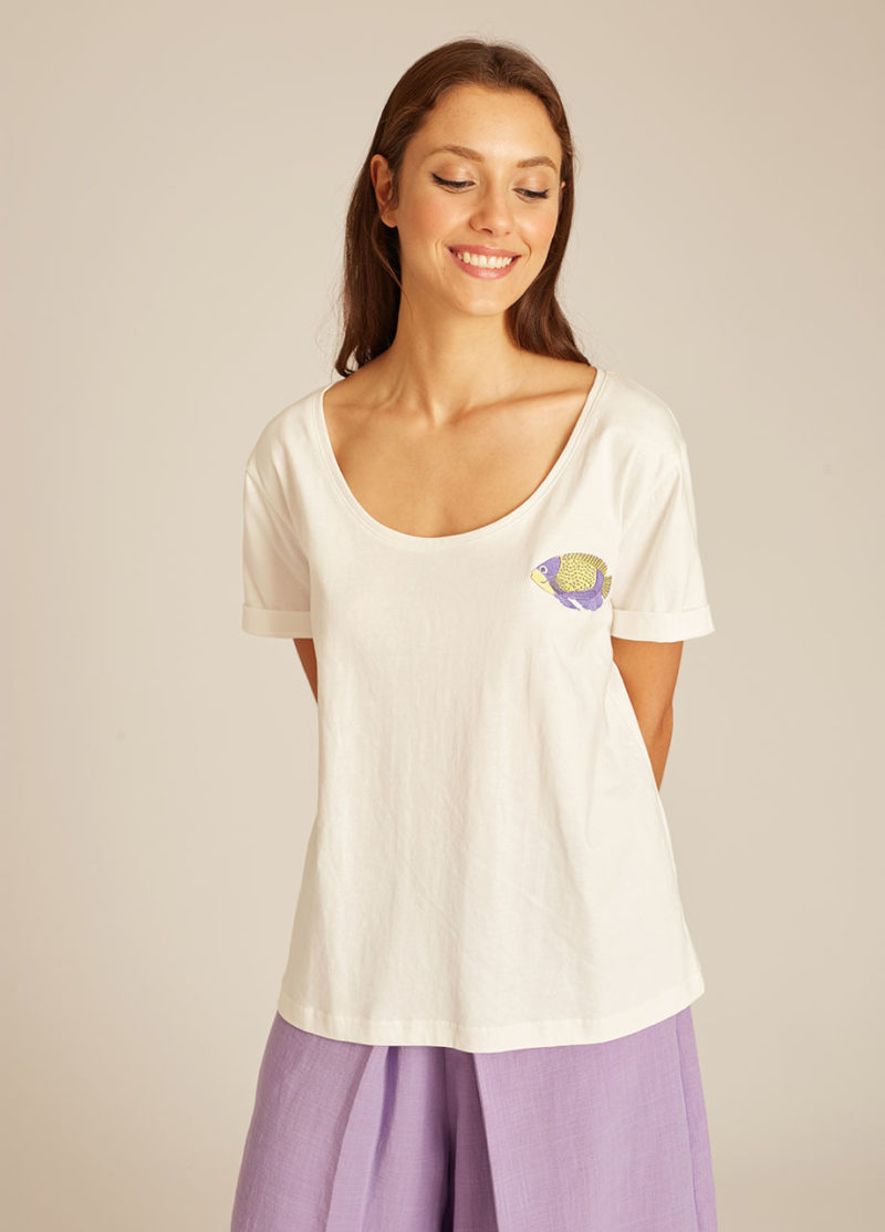Emb. Fish Tshirt - Imagen 4
