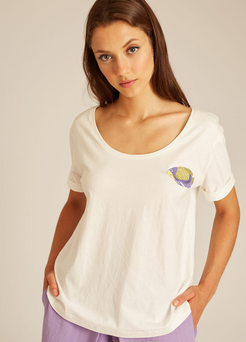 Emb. Fish Tshirt