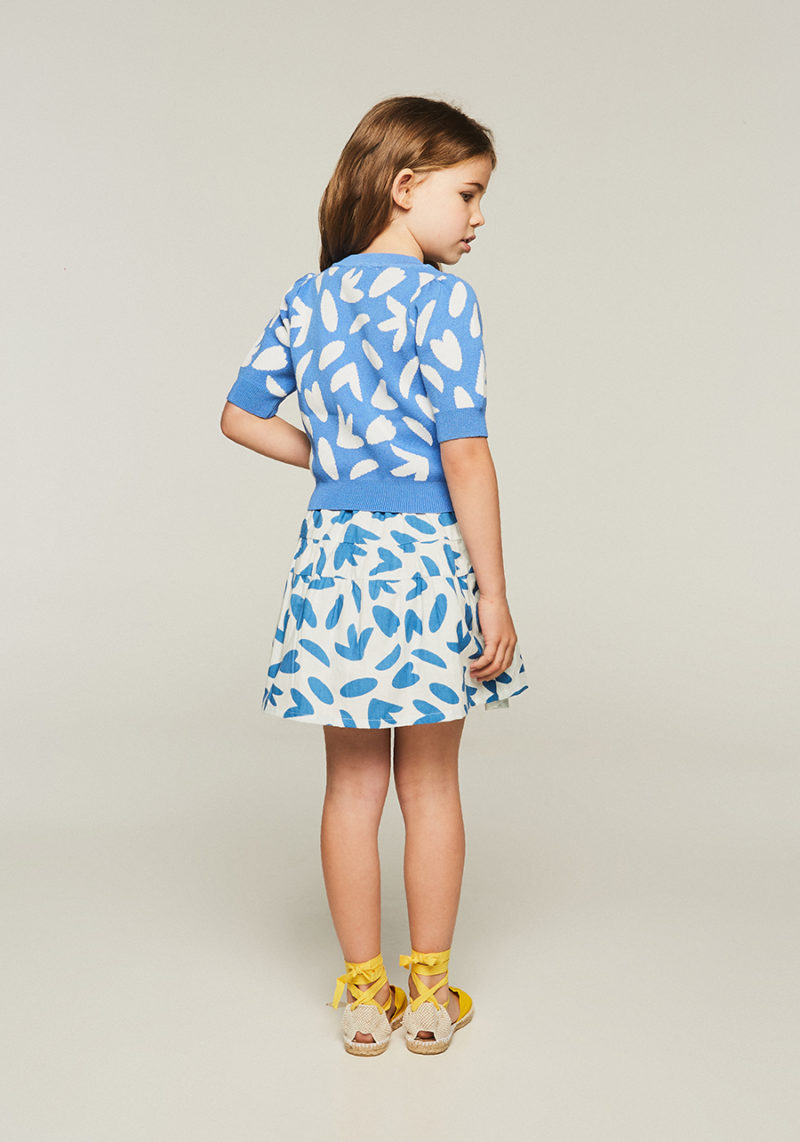 Falda niña pétalos. - Imagen 2