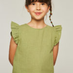 Top niña verde