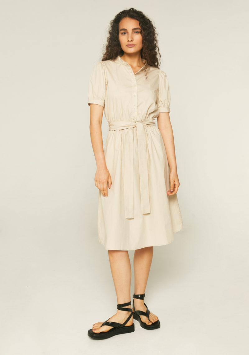 Vestido midi camisero - Imagen 4