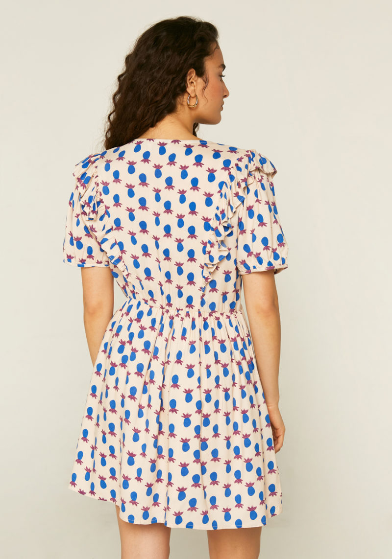 Vestido corto piñas - Imagen 4