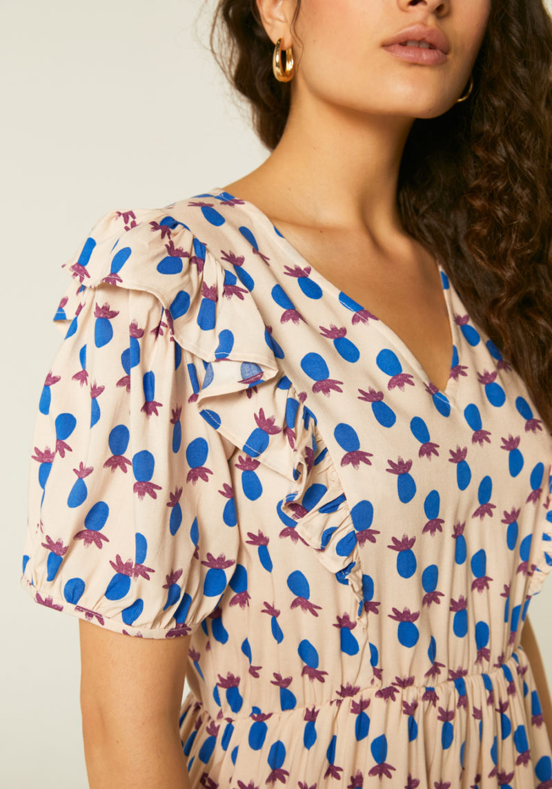 Vestido corto piñas - Imagen 3