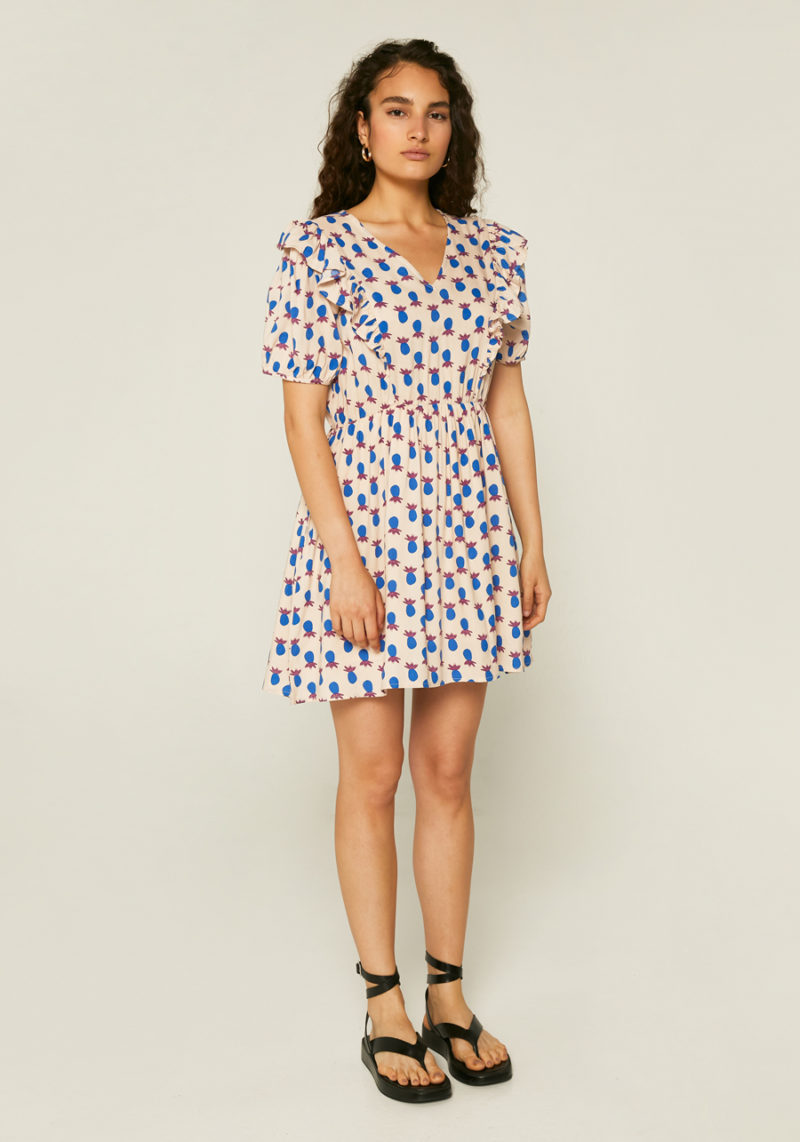 Vestido corto piñas - Imagen 2