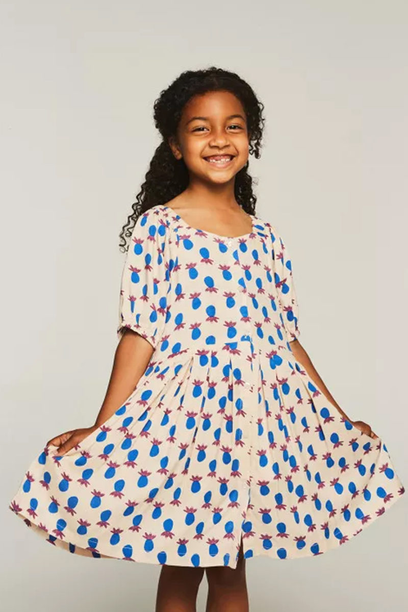 Vestido camisero piñas