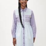 Vestido corto camisero