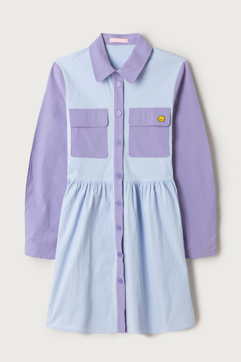 Vestido corto camisero - Imagen 4