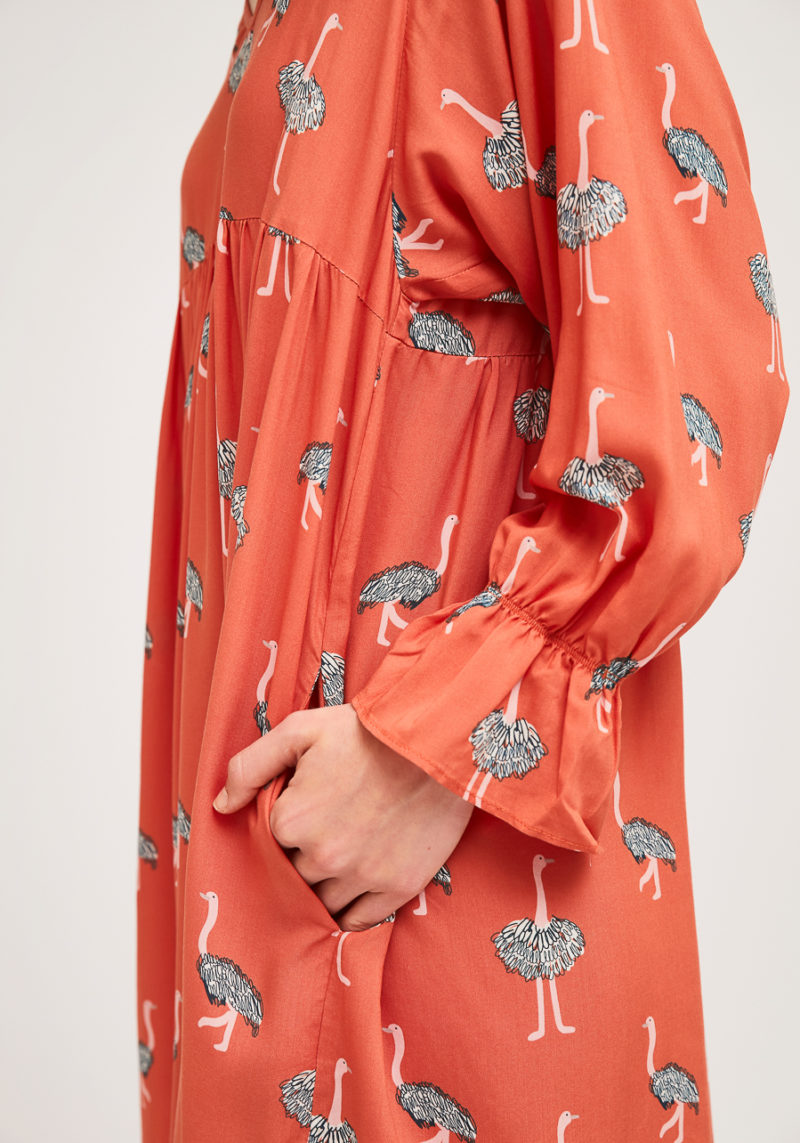 Vestido avestruces - Imagen 3