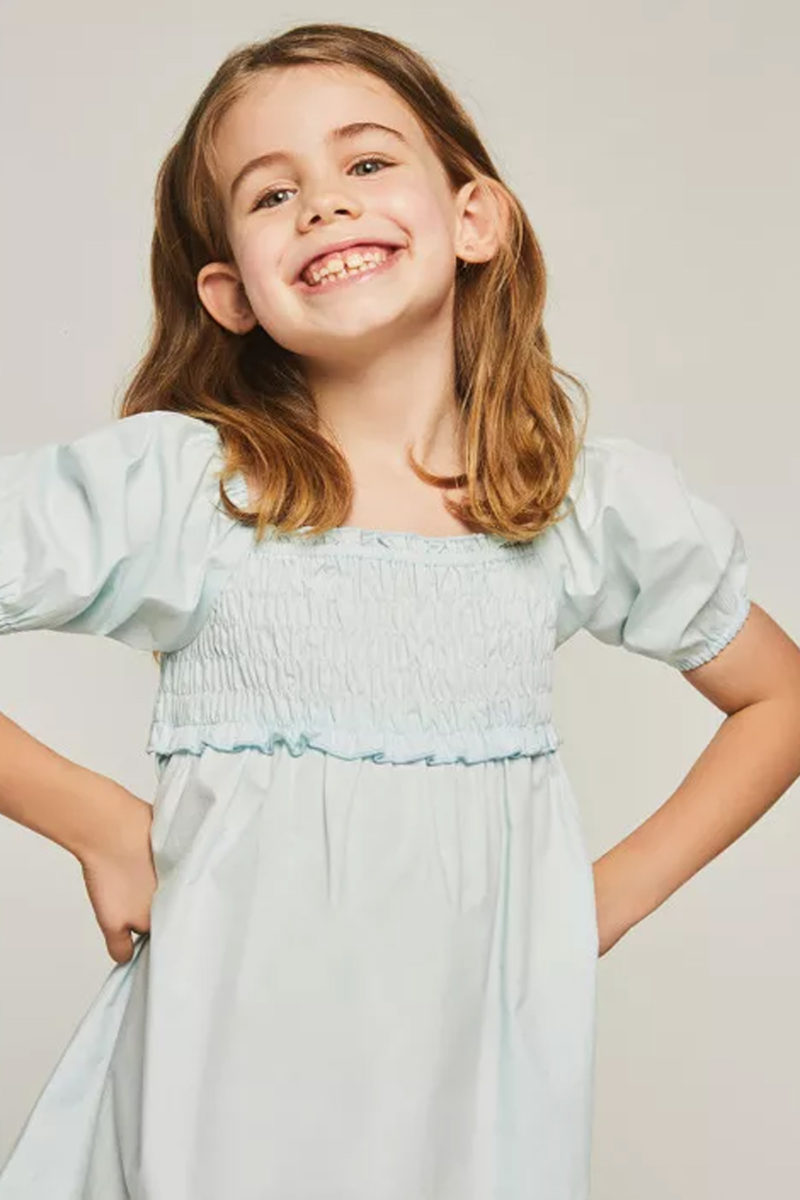Vestido corto nido de abeja