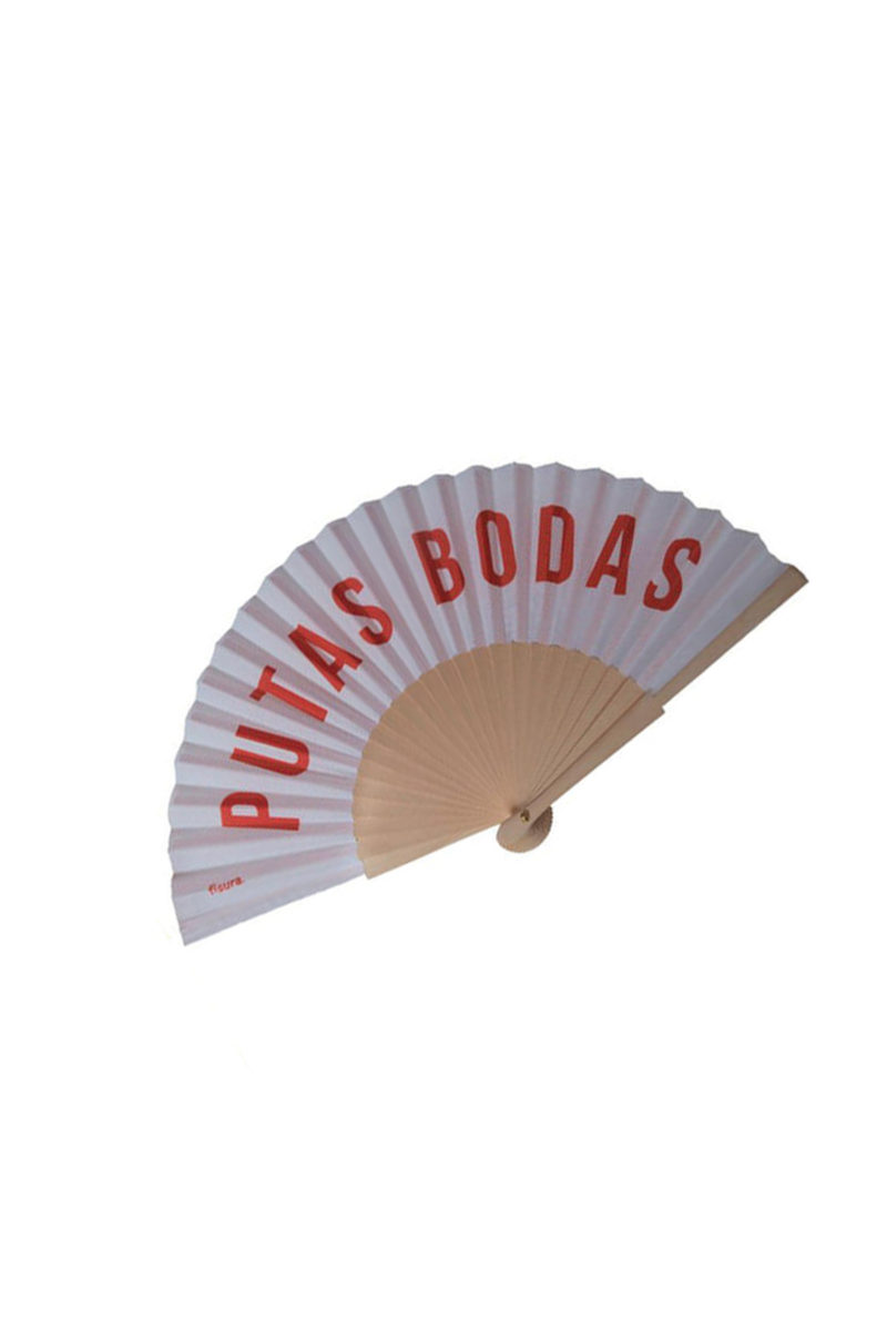 Abanico "Putas Bodas"