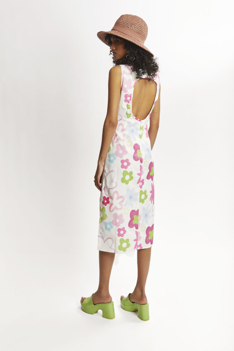 Vestido midi floral - Imagen 3