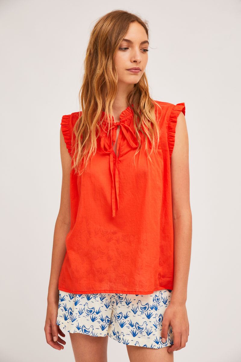 Top naranja