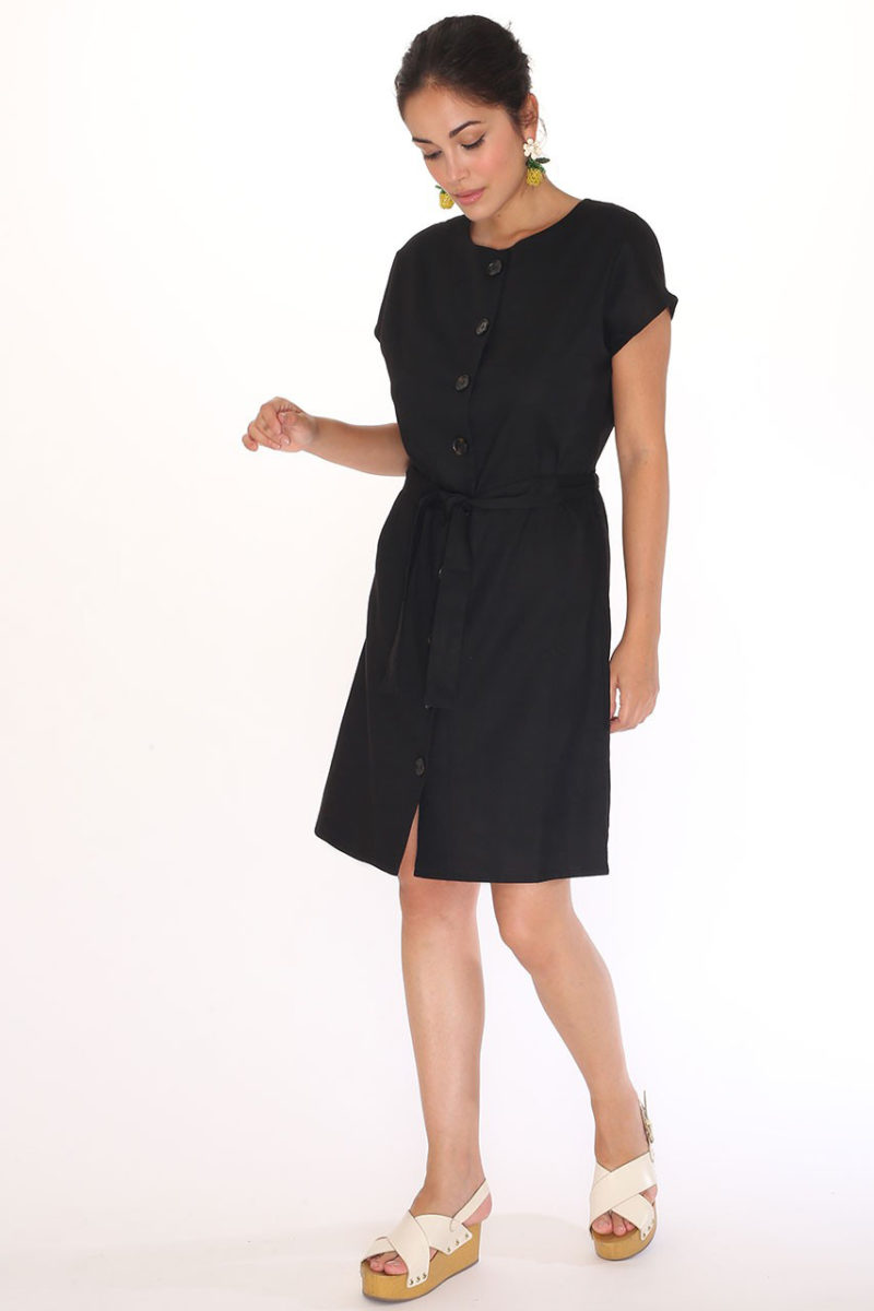 Vestido negro Pepa - Imagen 3