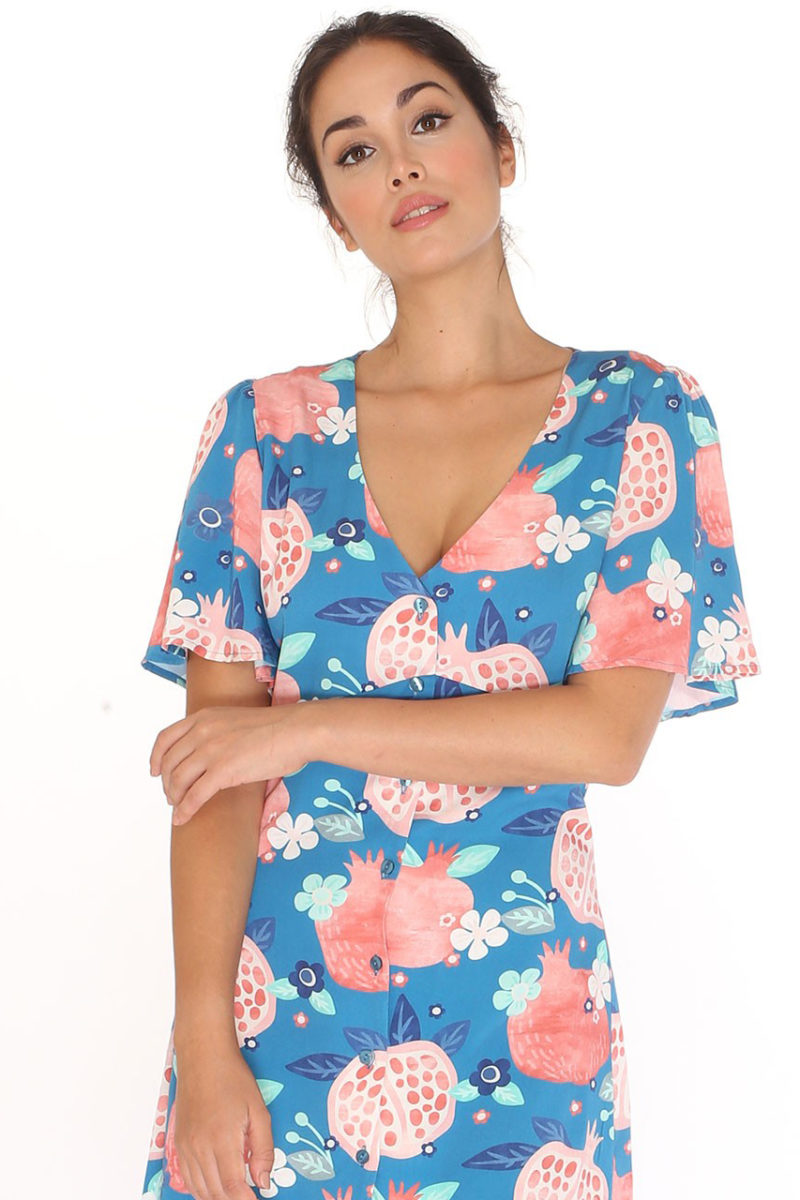 Vestido corto granadas - Imagen 4