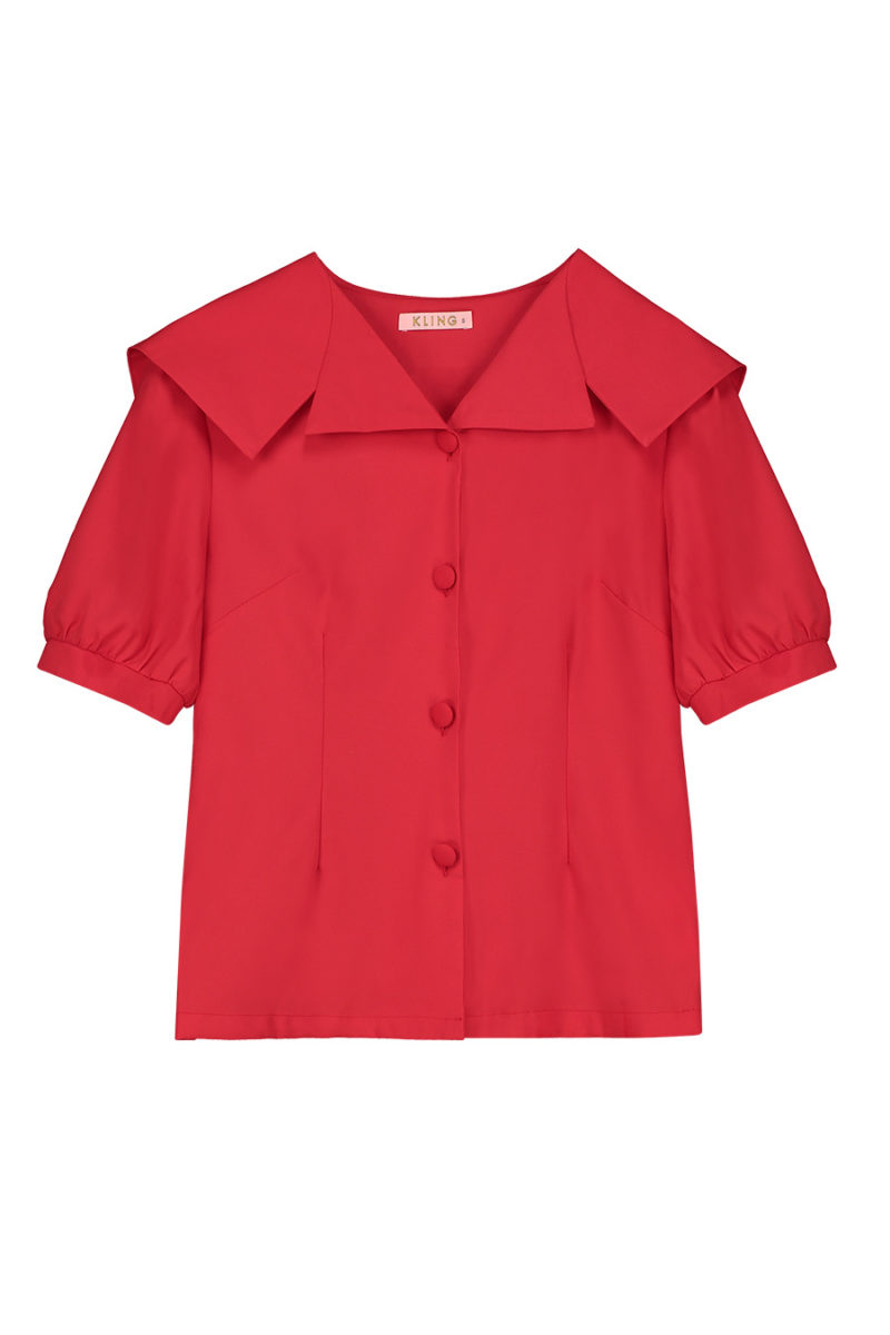 Blusa roja kling - Imagen 4