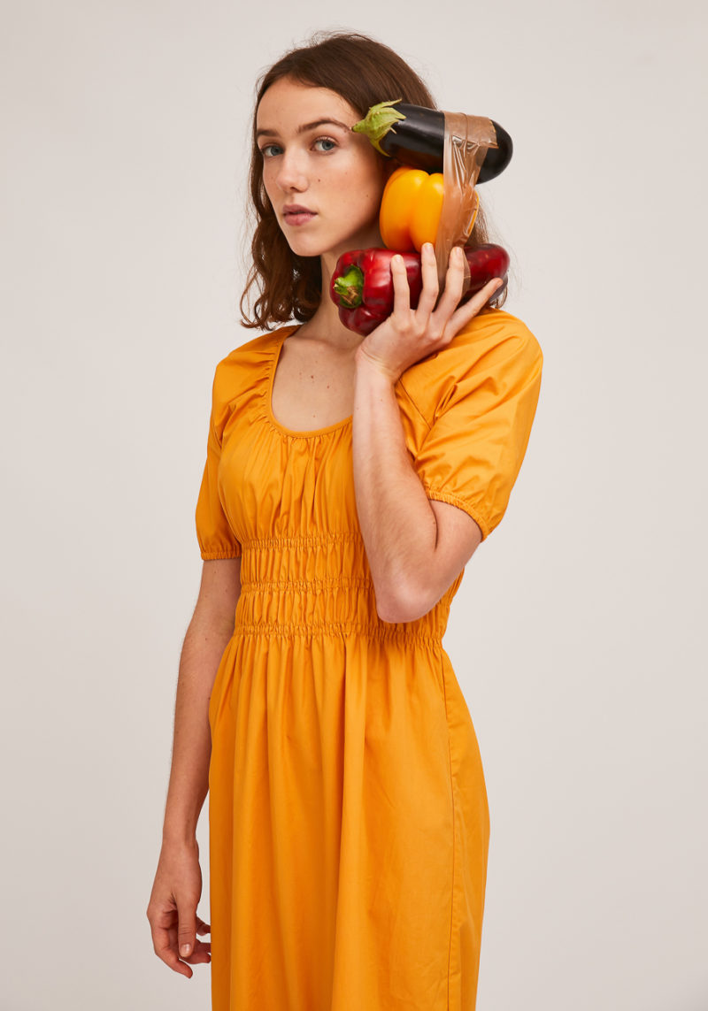 Vestido mostaza - Imagen 4