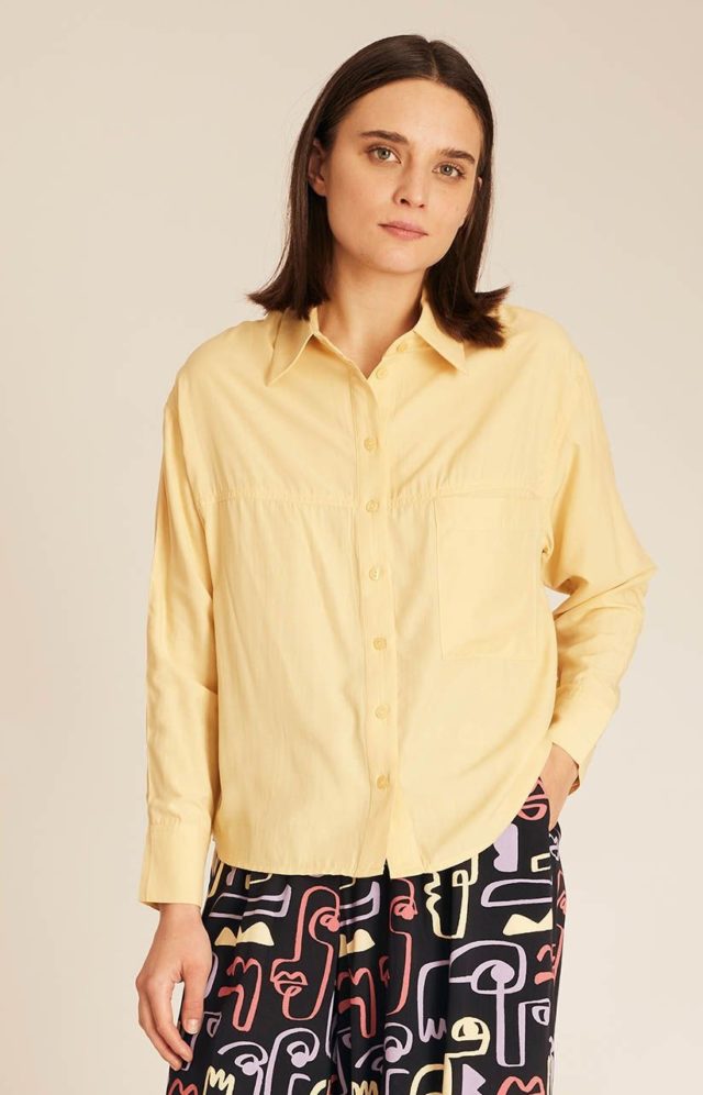 Pockets Silky shirt
