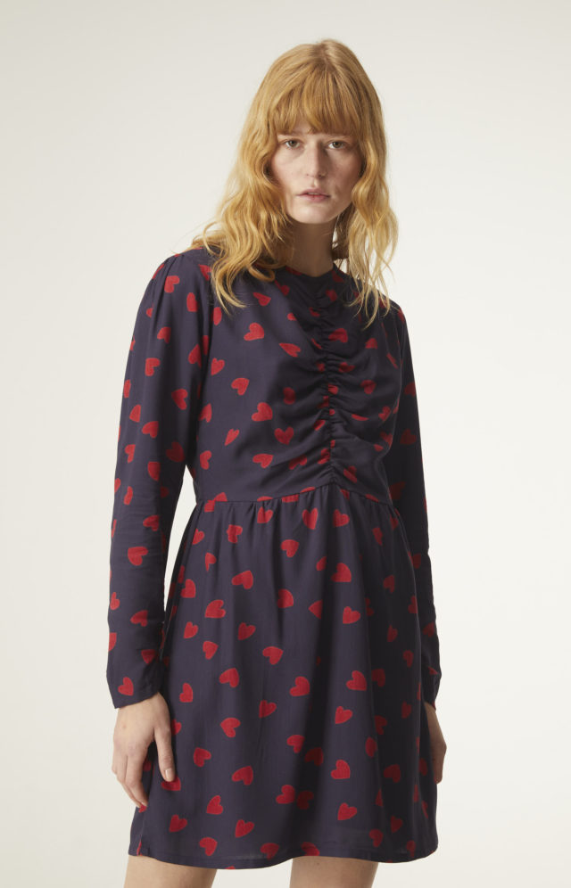 Vestido corto corazones