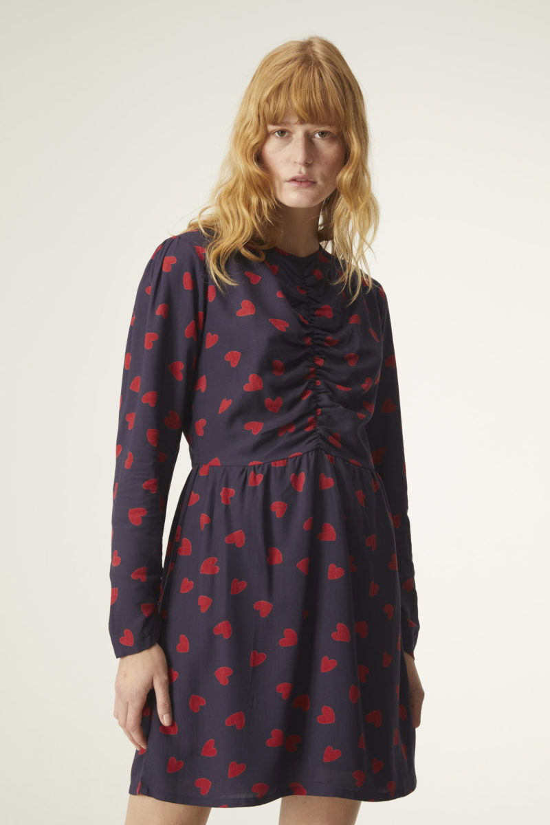 Vestido corto corazones