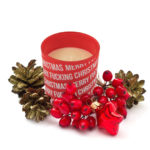 Vela de vaso "Fucking Christmas" - Imagen 4