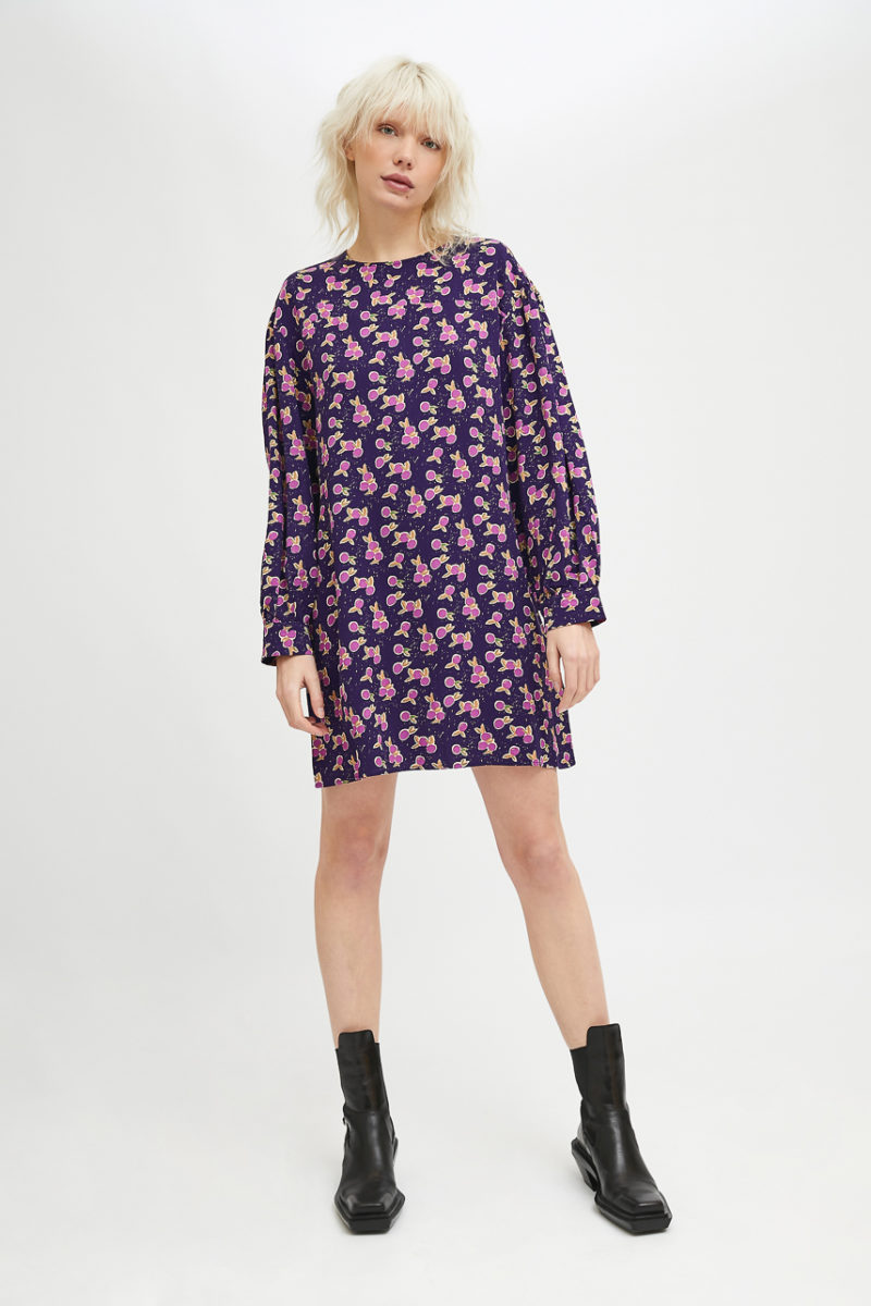 Vestido corto cerezas - Imagen 2