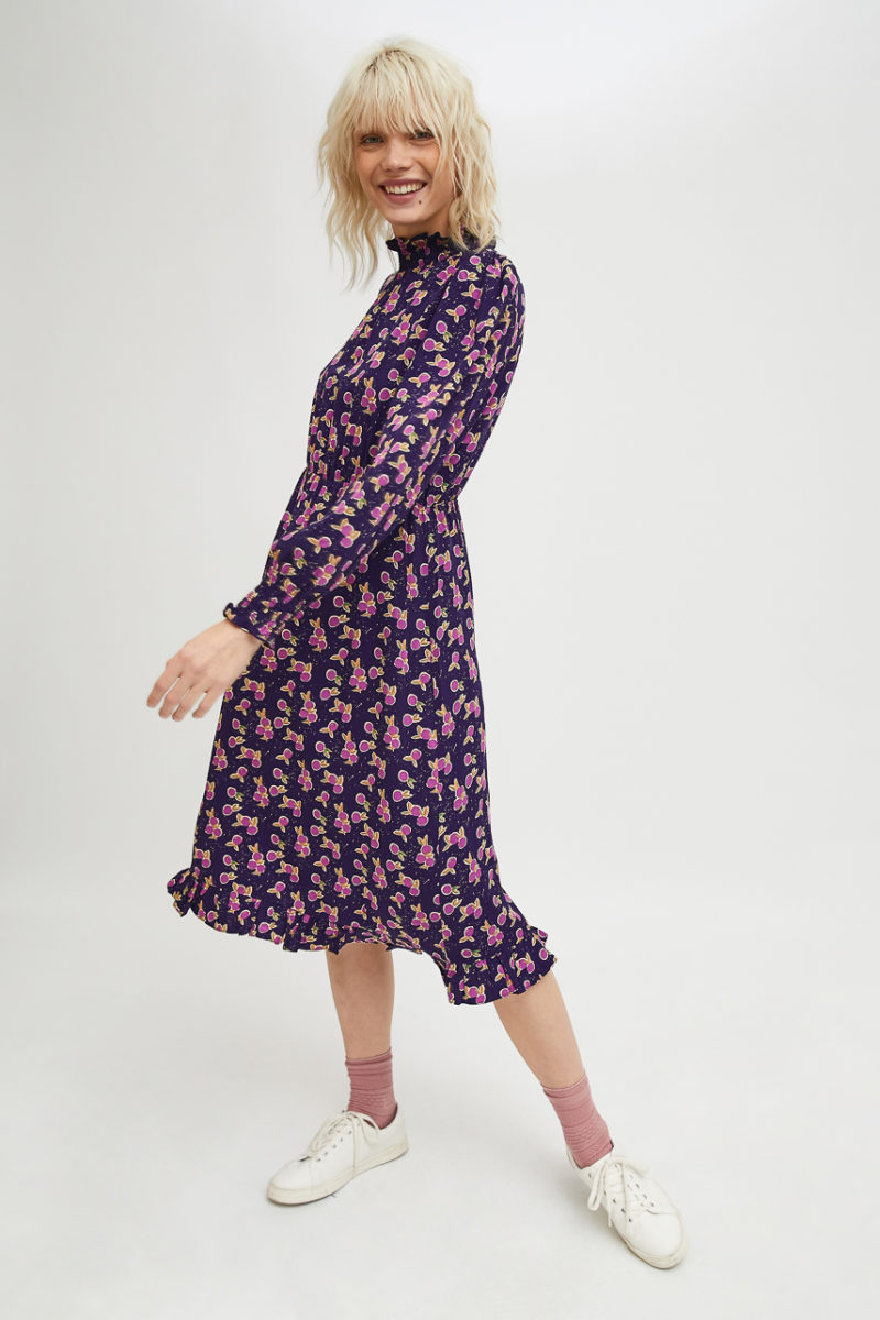 Vestido midi cerezas - Imagen 4