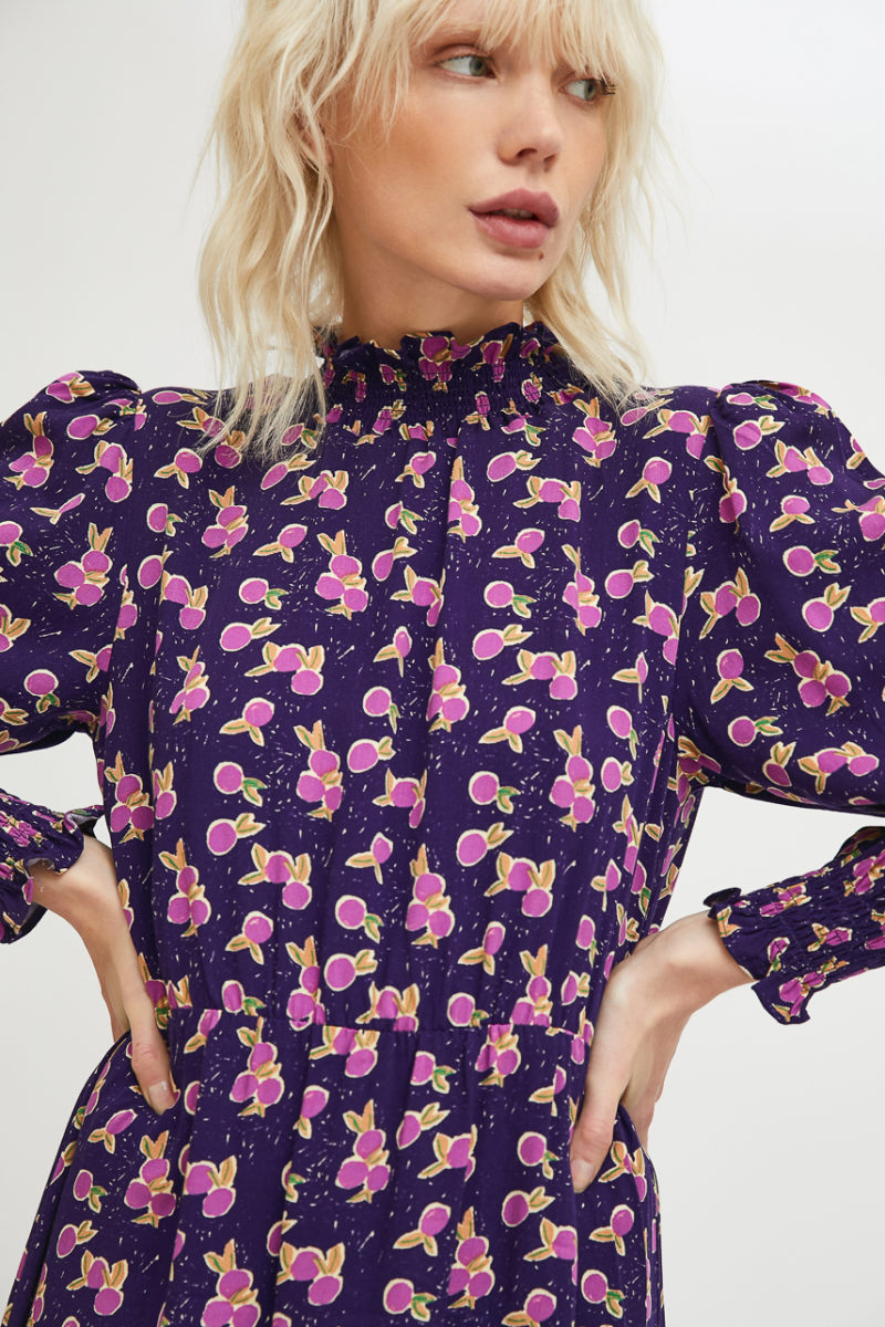 Vestido midi cerezas - Imagen 3