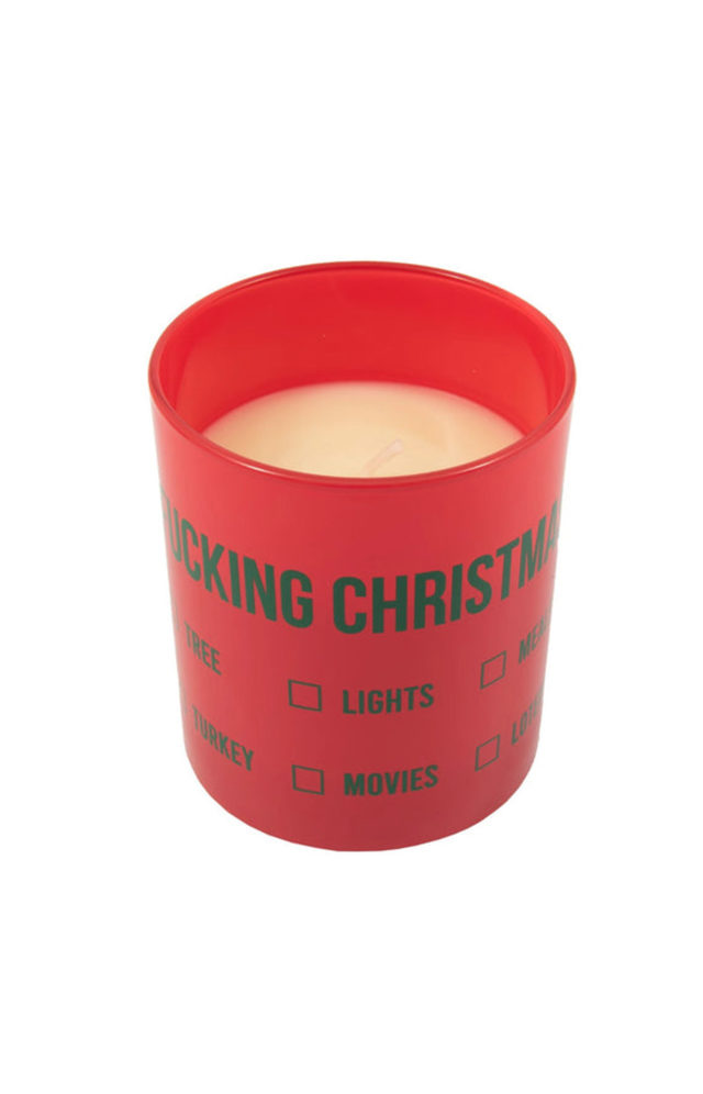 Vela vaso Fucking Crhistmas