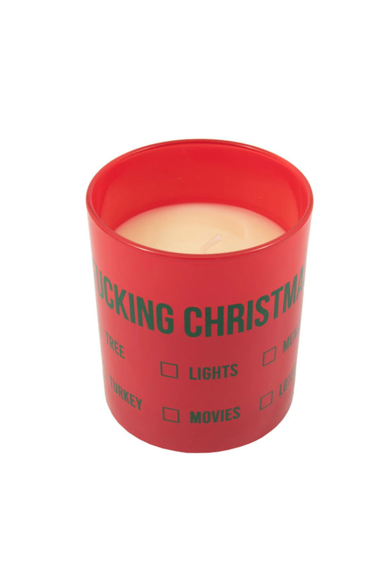 Vela vaso Fucking Crhistmas