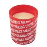 Vela de vaso "Fucking Christmas"