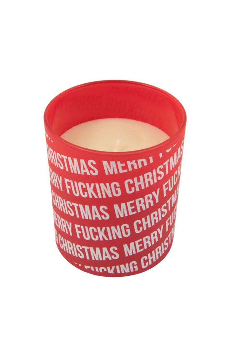 Vela de vaso "Fucking Christmas"