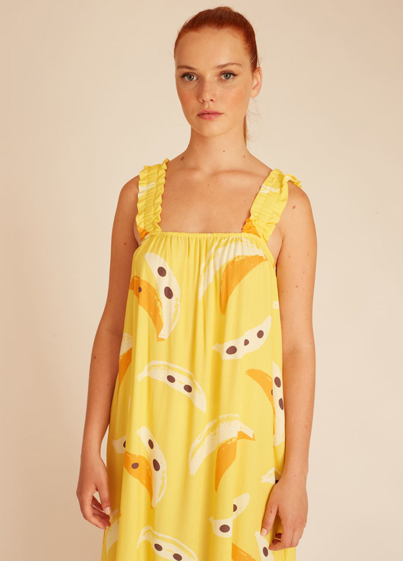 Banana long dress - Imagen 3