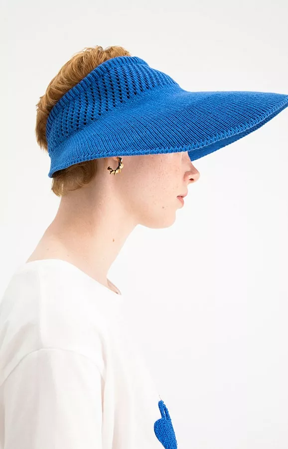 Visera azul