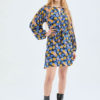 Vestido corto flores - Imagen 2