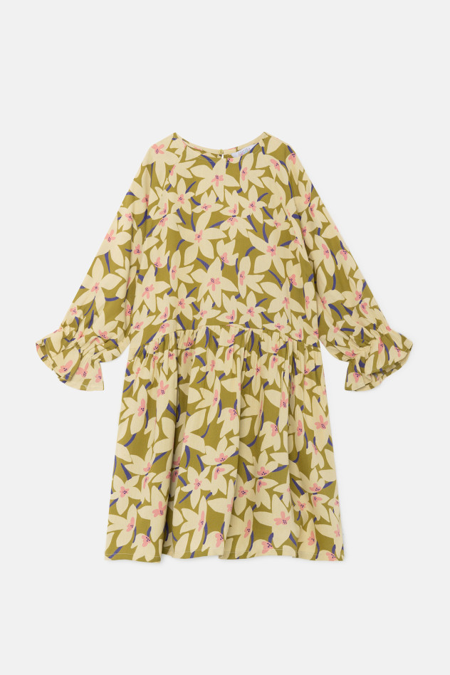 Vtdo floral verde