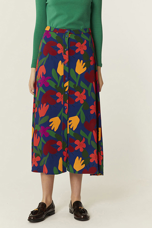 Falda midi
