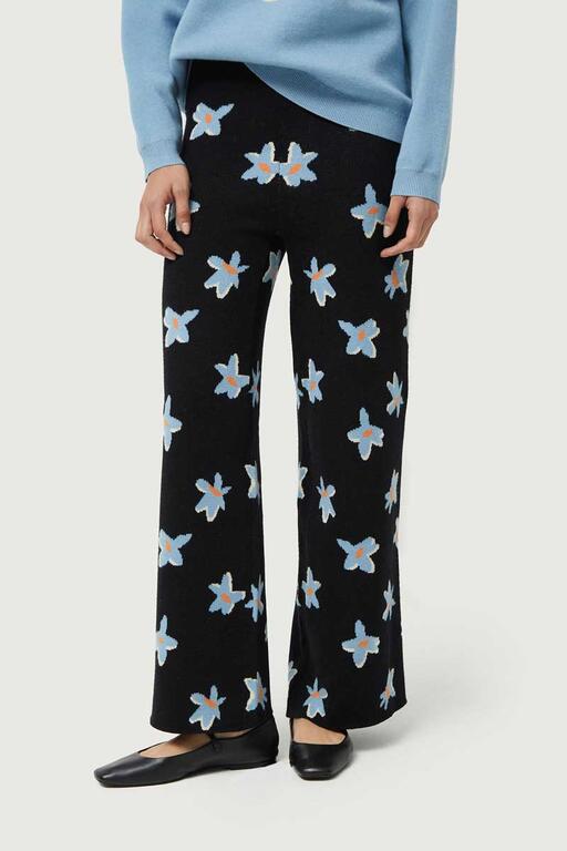 Pantalón punto flor
