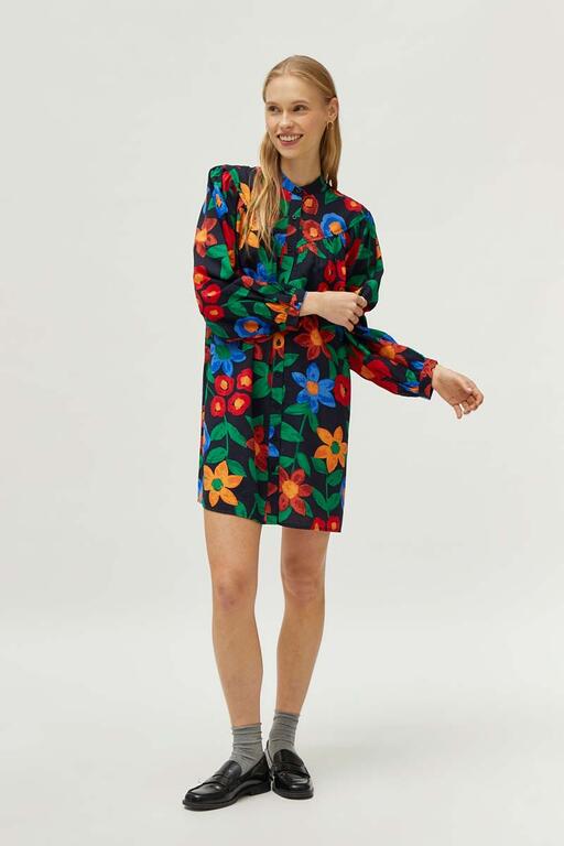 Vestido corto floral
