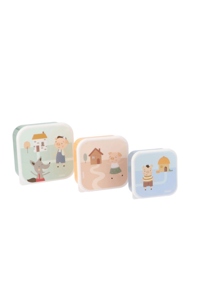 3 Cajas almuerzo