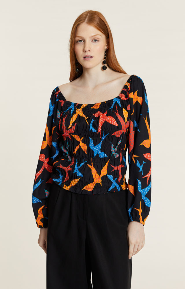 Blusa pájaros