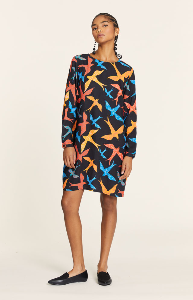Vestido pájaros