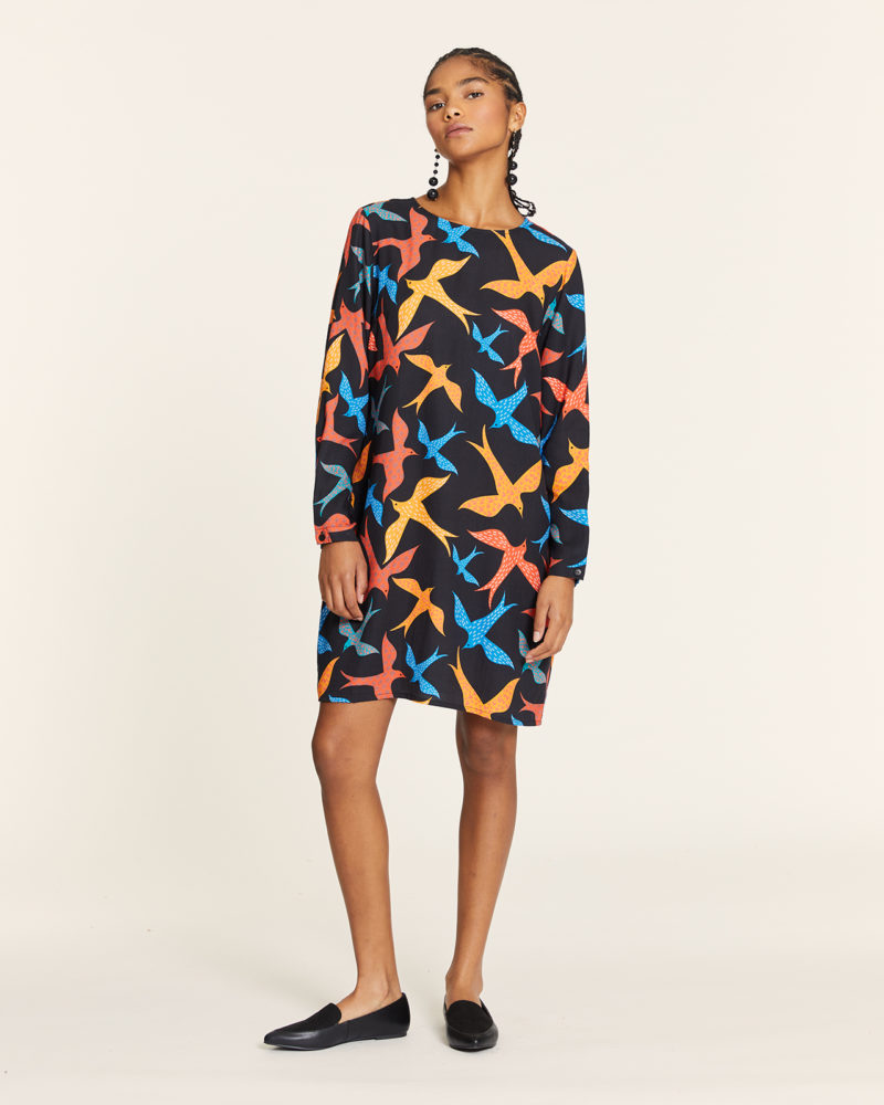 Vestido pájaros