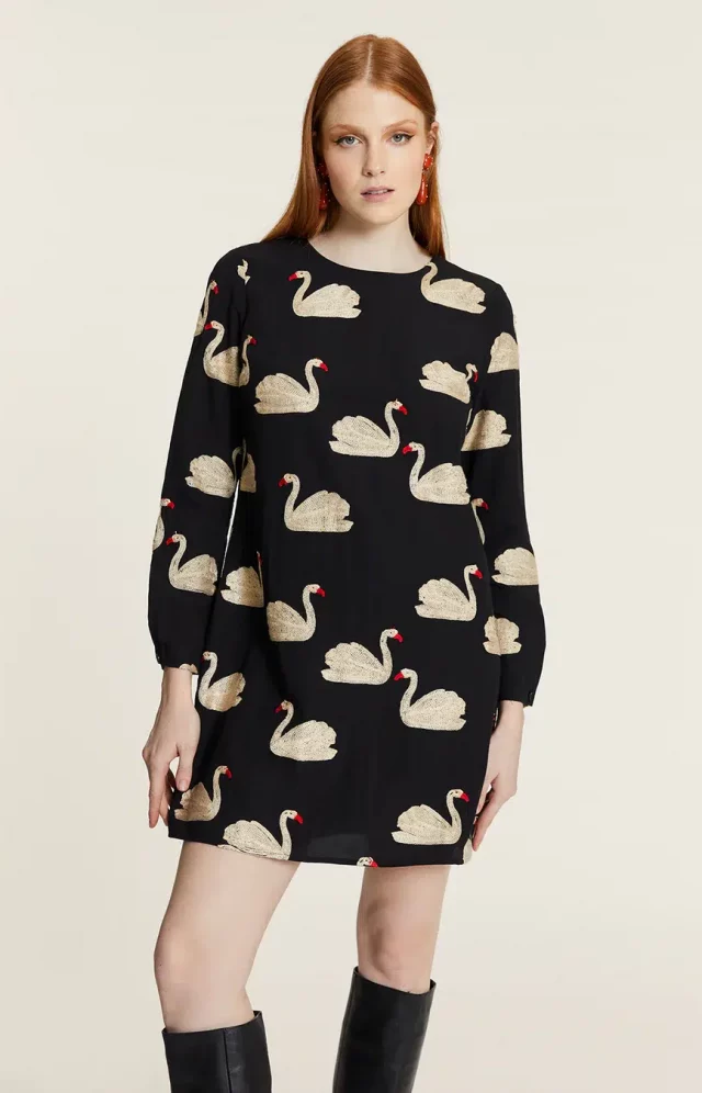 Vestido cisnes