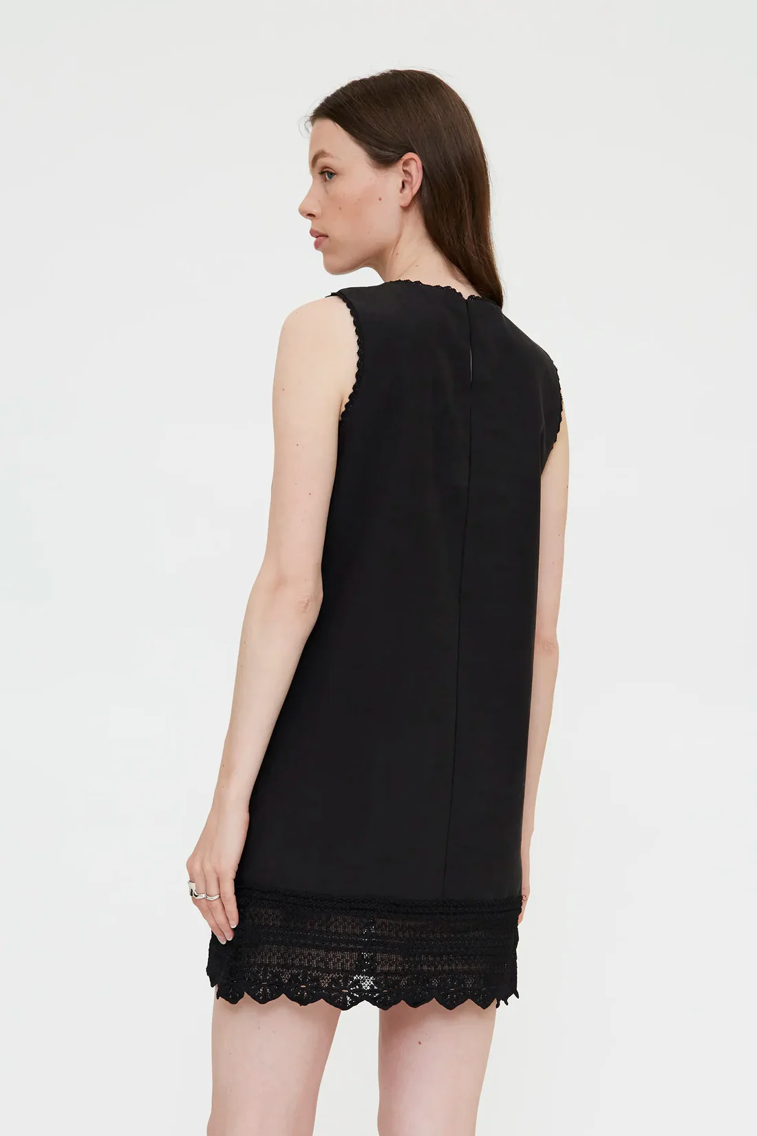 Vestido negro encaje - Imagen 4