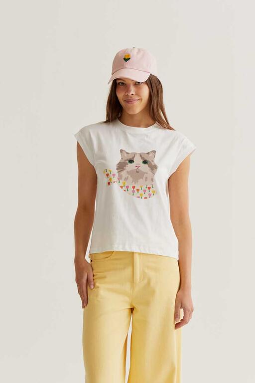 Camiseta gatito
