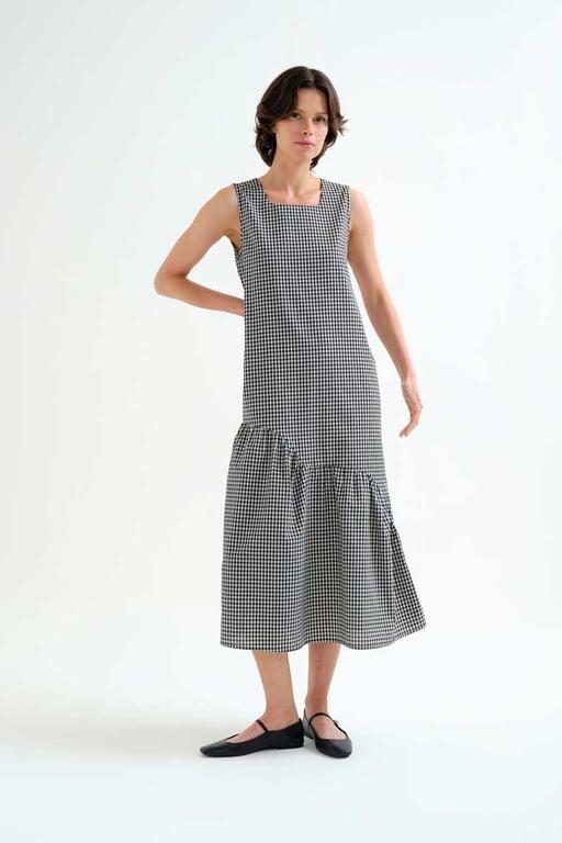 Vestido cuadros