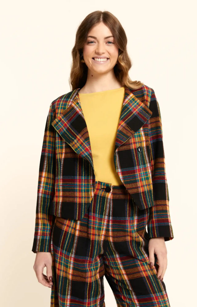 Chaqueta Tartan