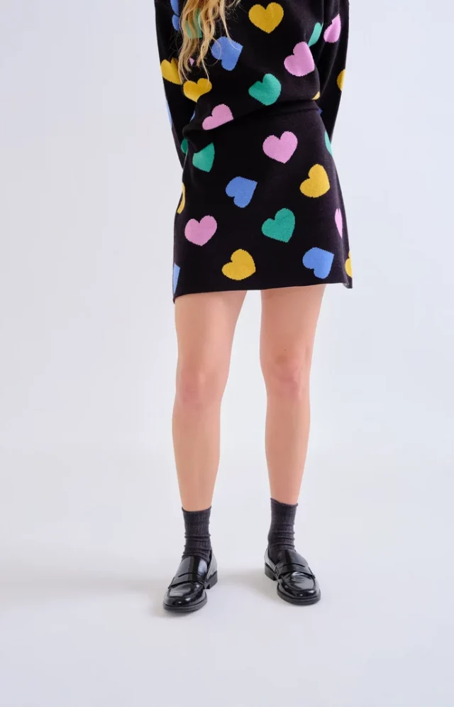 Falda corazones