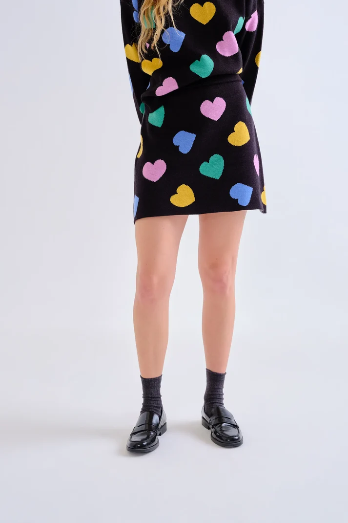 Falda corazones